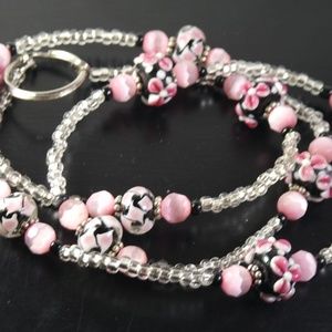 MIXED CZECH AND ITALIAN GLASS BEAD NECKLACE